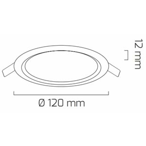 GOYA 6W LED PANEL BEYAZ KASA 6500K GY-1738