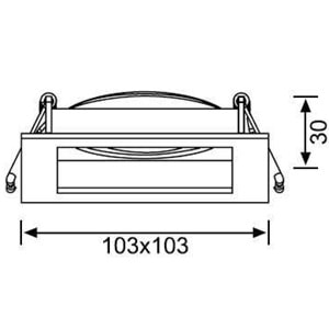 JUPİTER JH639 HAREKETLİ SPOT GU5.3 KROM SIVA ALTI ( AMPUL DAHİL DEĞİLDİR)