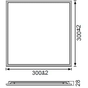 JUPİTER 18W BACKLIGHT LED PANEL CLIP-IN 3000K JK3031