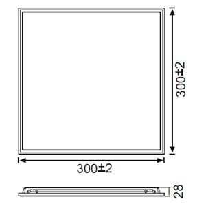 JUPİTER 18W BACKLIGHT LED PANEL CLIP-IN 6500K JK3031