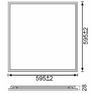 JUPİTER 48W SLIM BACKLIGHT PANEL JK6060 3000K