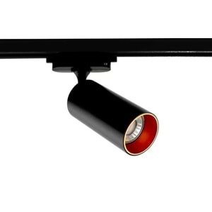 JUPİTER JR658 MONOFAZE SOKETLİ RAY SPOT SİYAH & ALTIN KASA ( AMPUL DAHİL DEĞİLDİR)