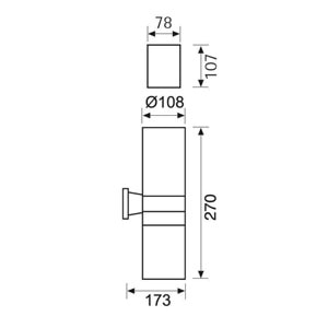 JUPİTER JW926 AN BAHÇE APLİK ANTRASİT E27 PAR30 ( AMPUL DAHİL DEĞİLDİR)