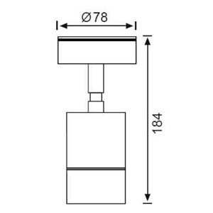 JUPİTER JW958 AN BAHÇE APLİK ANTRASİT GU10 ( AMPUL DAHİL DEĞİLDİR)