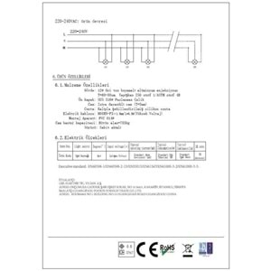 JUPİTER LG947 M LED GÖMME BAHÇE ARMATÜRÜ 1W MAVİ