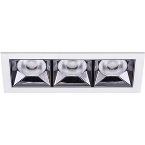 JUPİTER LS494 3LÜ LED SPOT 12W 3000K BEYAZ&GUN METAL KASA