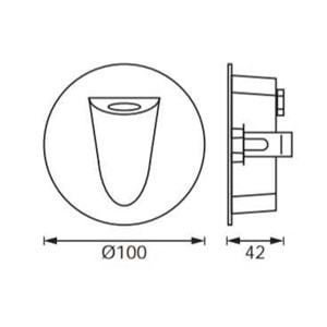 JUPİTER LW986 S LED DUVAR ARMATÜRÜ BEYAZ KASA 5W 3000K