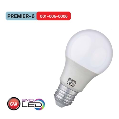 HOROZ 6W LED AMPUL 6400K E27 PREMIER-6 001 006 0006