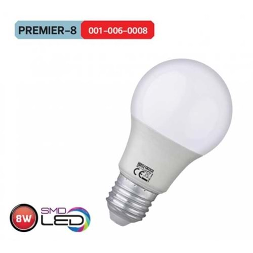 HOROZ 8W LED AMPUL 4200K E27 PREMIER-8 001 006 0008