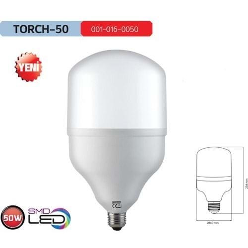 HOROZ 50W TORCH LED AMPUL 4200K E27 TORCH-50 001 016 0050