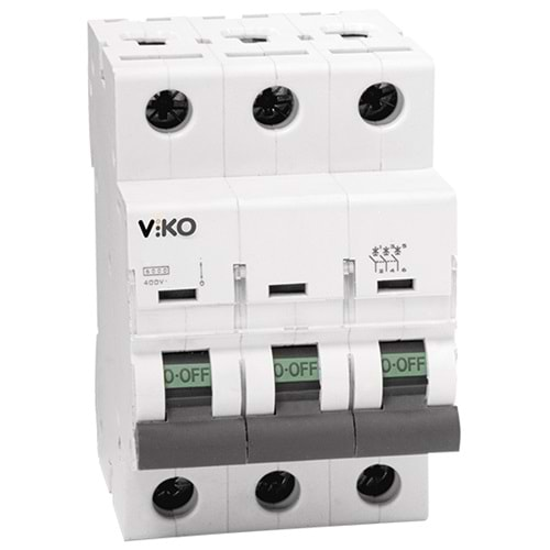 VİKO OTOMATİK SİGORTA 3X125 AMPER 6KA 6VTB-3C125