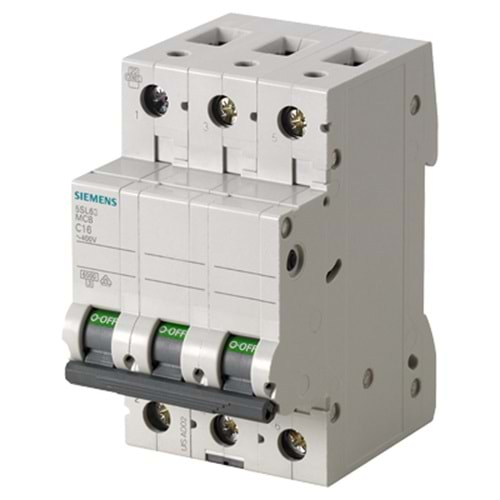 SIEMENS OTOMATİK SİGORTA C 3X16A 6KA