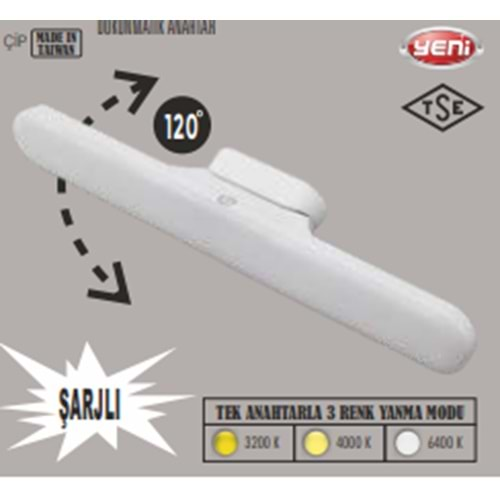 CATA 6W MARTI LED APLİK DOKUNMATİK ANAHTARLI CT-5249